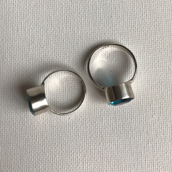 LAST ONE - NEW Blue Quartz & Sterling Silver Ring - Picture 3 of 6
